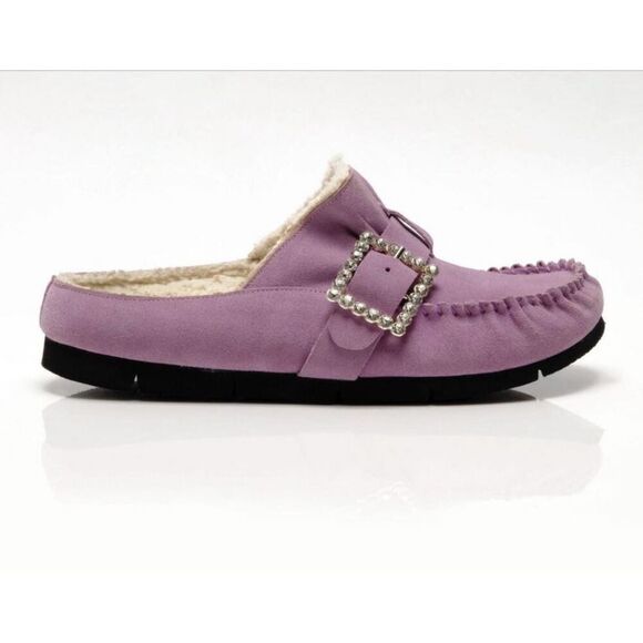 New New Free People Shearling After Riding Mules Size 9 - Picture 7 of 11